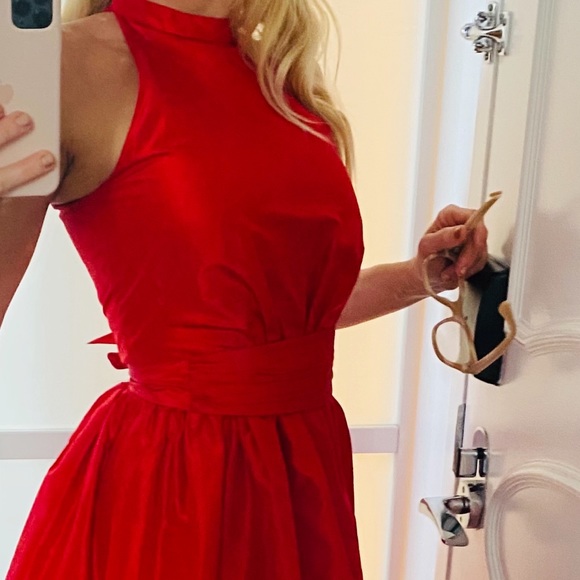 Vintage Red Bubble dress - Picture 2 of 6